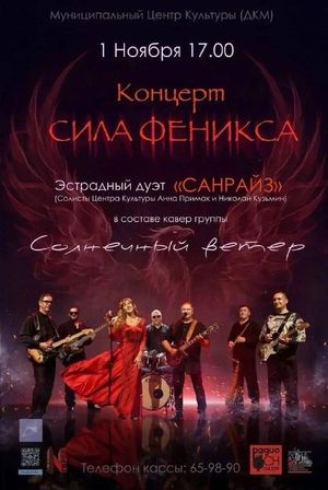 СИЛА ФЕНИКСА (группа «Солнечный ветер» с солистами дуэта «Санрайз») — фото 2