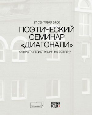 Поэтический семинар «Диагонали»: медленное и внимательное чтение современной поэзии — фото 2