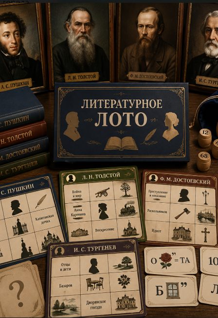 Афиша: Играем в классиков. Литературное лото