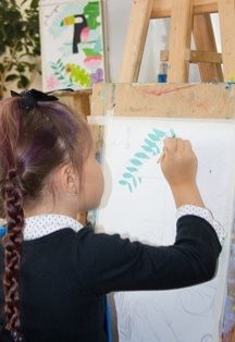 Афиша: Кружок Кисточка (изостудия) (2 занятия в неделю) детского центра Школа Радость