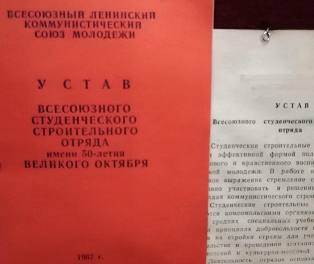 Афиша: Тематическая беседа «Студенческие строительные отряды в СССР»