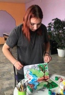 Афиша: Монотипия. Рисунок красками души. Мастер-класс