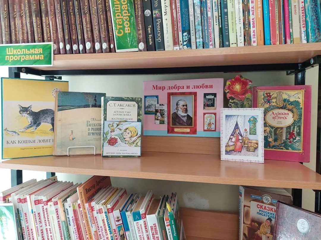 Афиша: Книжная выставка «Мир добра и любви»