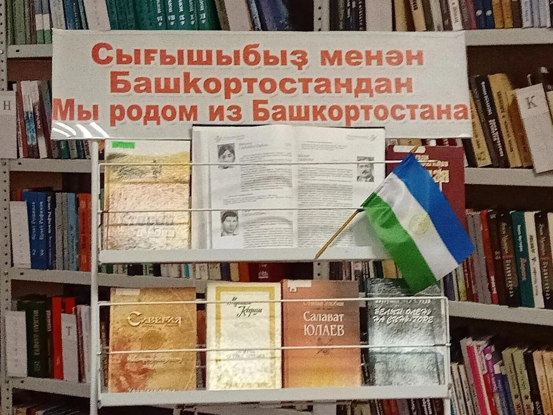 Афиша: Обзор книжной выставки «Мы родом из Башкортостостана»