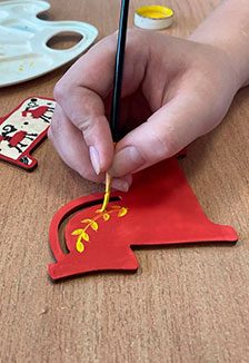 Афиша: Деревянная игрушка в народном стиле. Мастер-класс по росписи