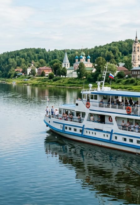 Афиша: Речная вечерняя прогулка по Волге с живой музыкой