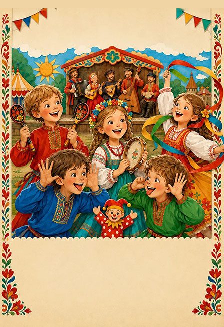 Афиша: Весёлые потешки, забавы да пересмешки