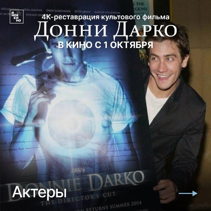 Афиша: Премьера фильма «Донни Дарко»