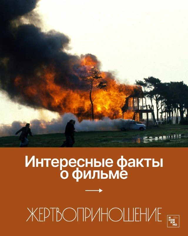 Афиша: Специальный показ фильма «Жертвоприношение» Андрея Тарковского