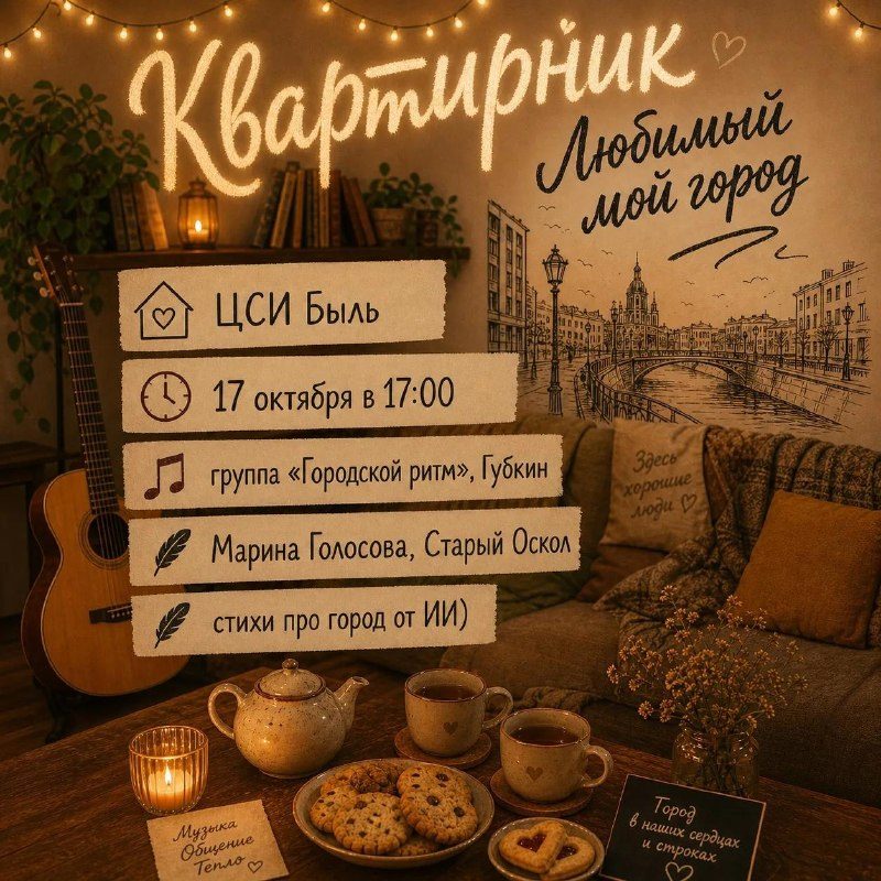 Афиша: Квартирник