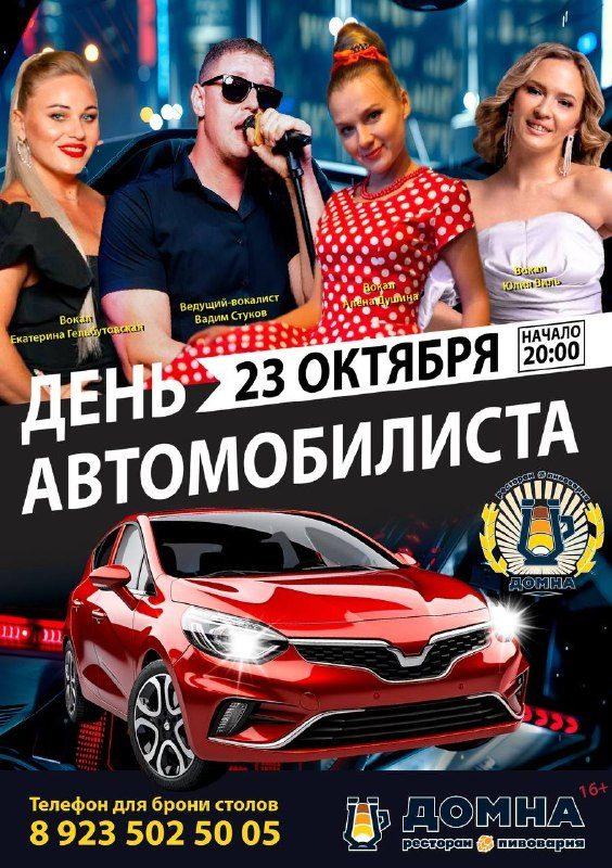 Афиша: День автомобилиста в Домне