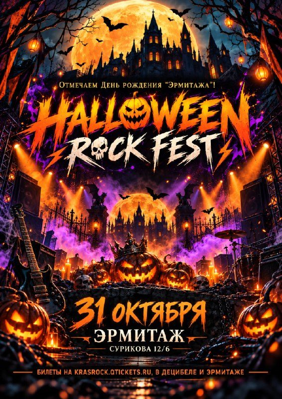 Афиша: Halloween Rock Fest