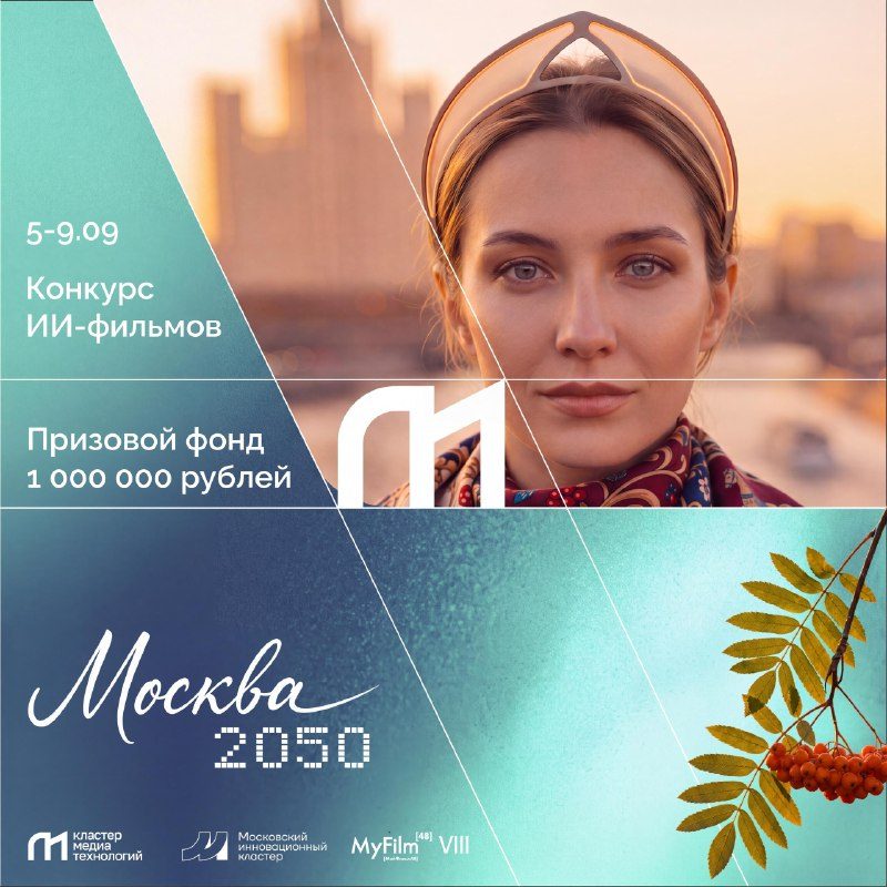 Афиша: Показ лучших работ конкурса ИИ-фильмов MyFilm48 на КиноЭкспо