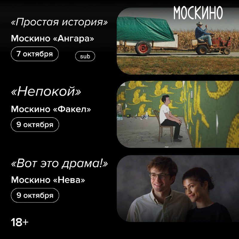 Афиша: Клуб «Киновзгляд»: Простая история