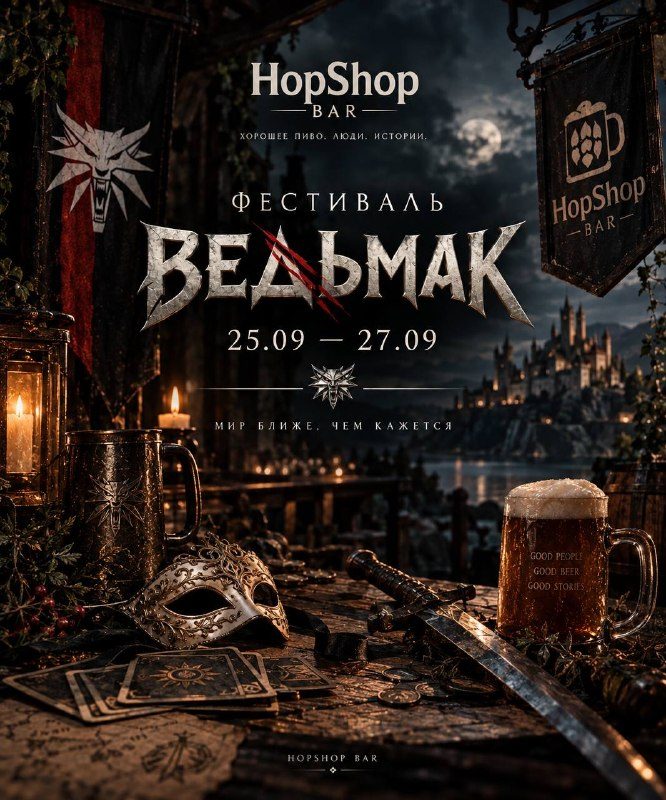 Афиша: ФЕСТИВАЛЬ «ВЕДЬМАК» (тематическое меню)
