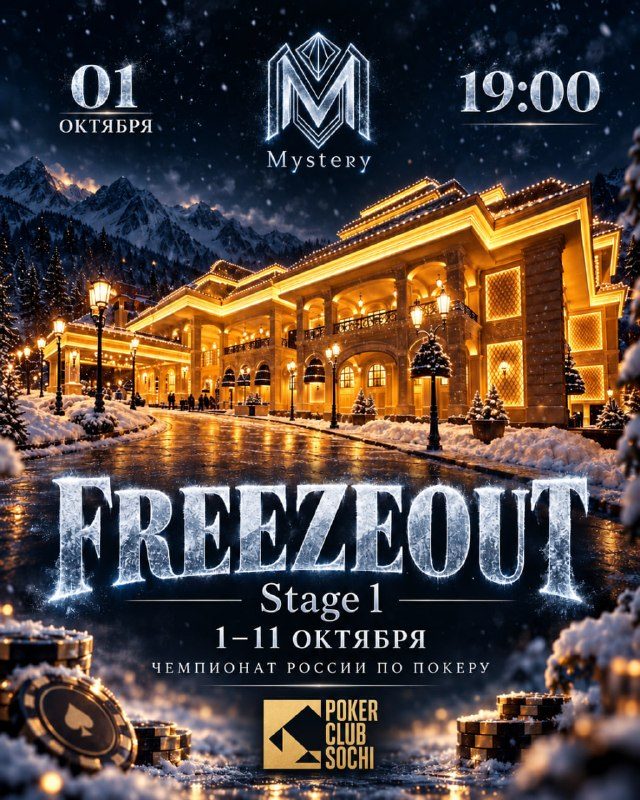 Афиша: FREEZEOUT (MYSTERY RUSSIAN CHAMPION — STAGE 1)