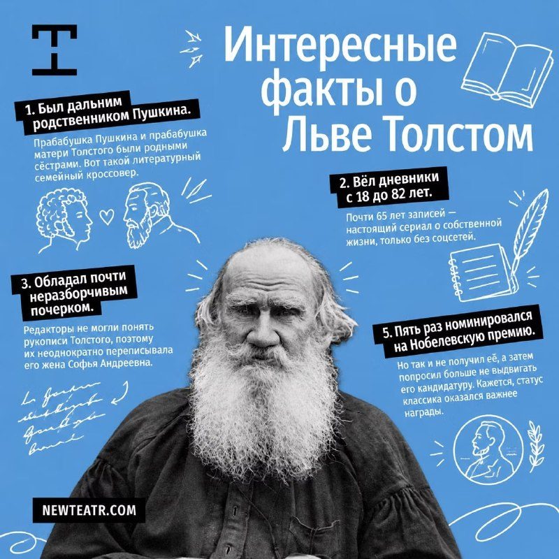 Афиша: Лев Толстой. Ничего, кроме радости
