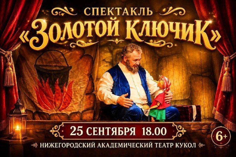 Афиша: Золотой ключик