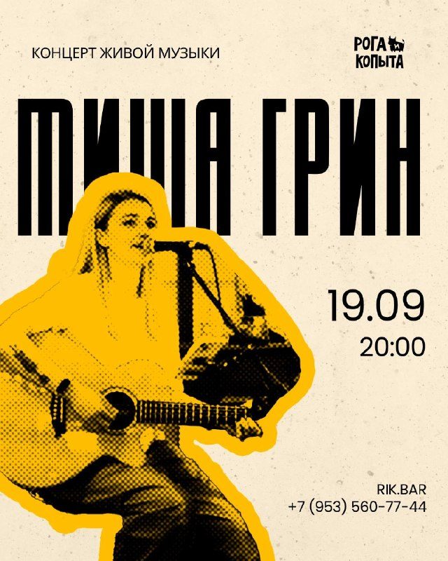 Афиша: Миша Грин
