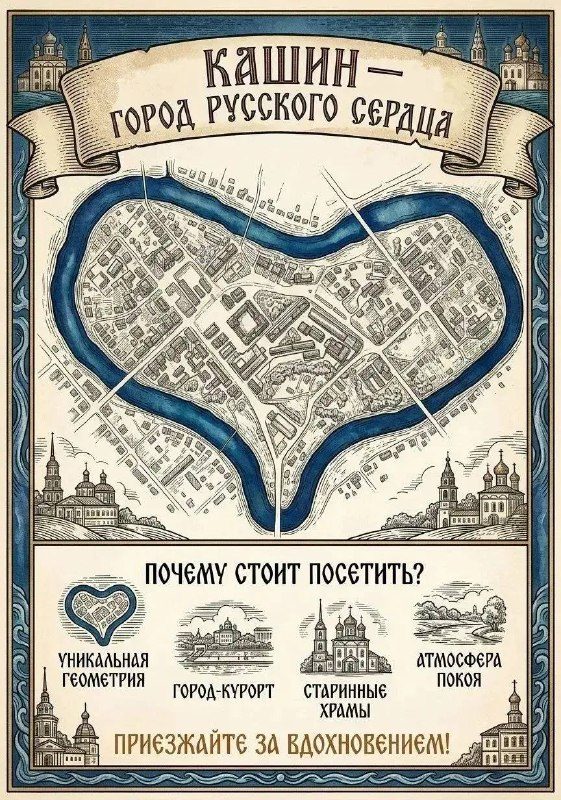 Афиша: Кашин-город русского сердца. Экскурсия в Кашин