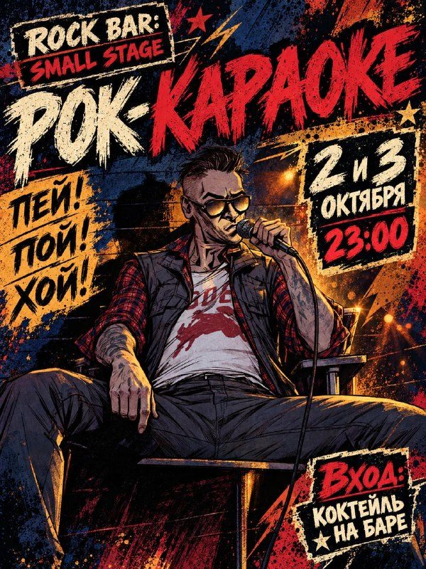 Афиша: Караоке-рок