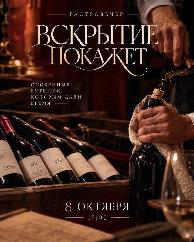 Афиша: ГАСТРОВЕЧЕР | «ВСКРЫТИЕ ПОКАЖЕТ»