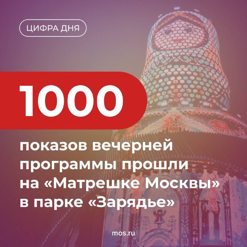 Афиша: Мультимедийные постановки «Матрешка Москвы»